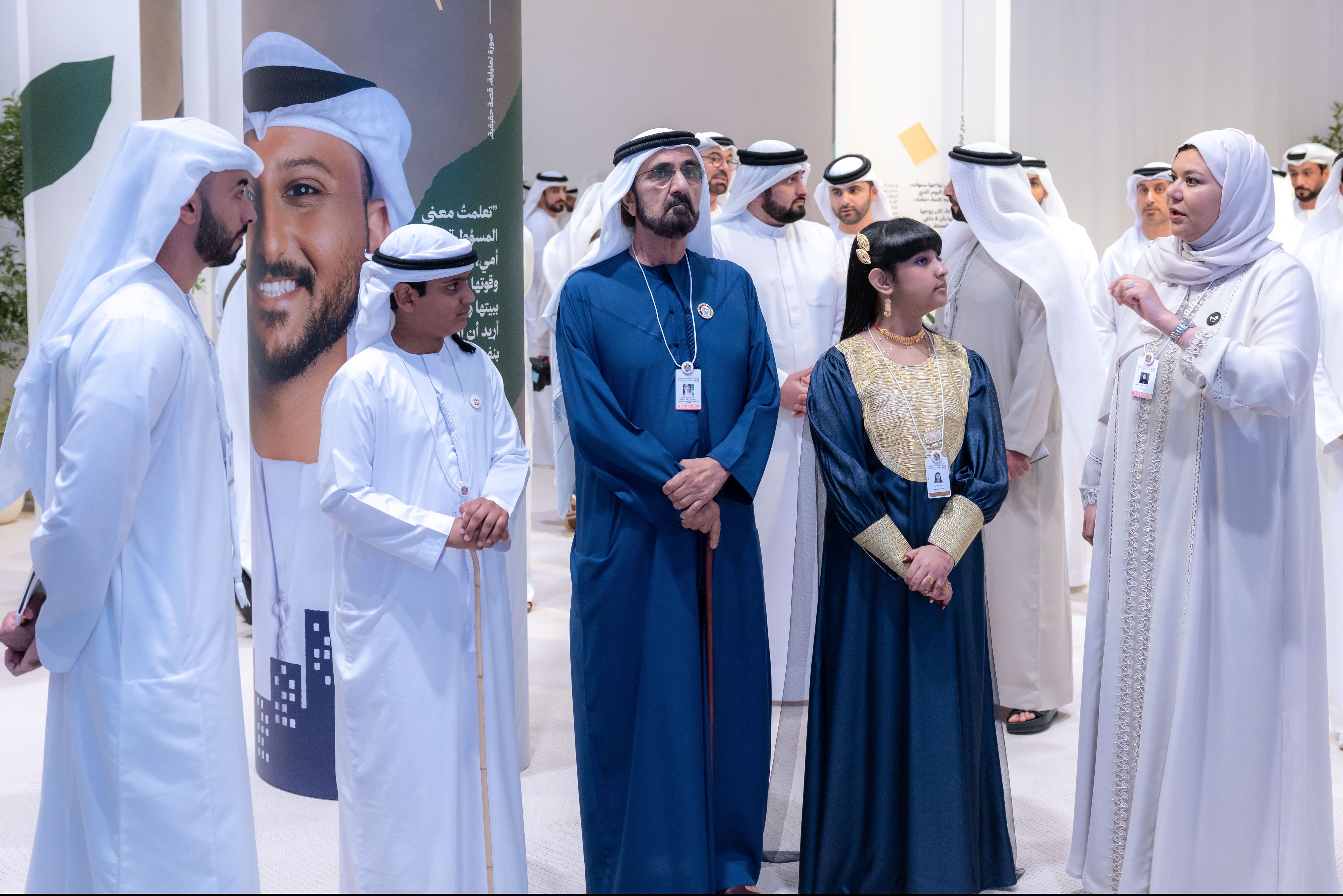 Mohammed bin Rashid visits Pulse of Nation space