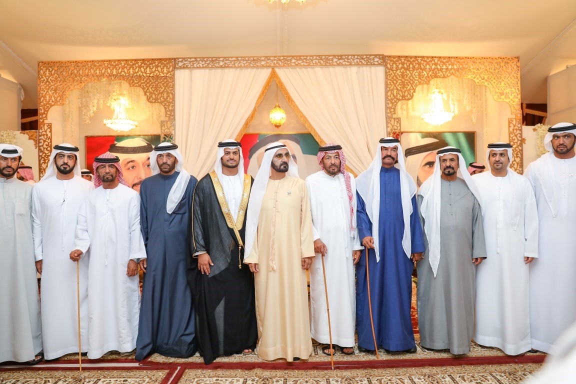 محمد بن راشد يحضر أفراح الكتبي والمهيري