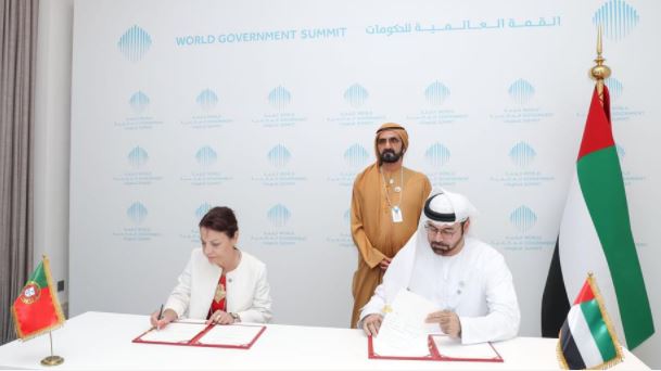 محمد بن راشد يشهد توقيع الإمارات والبرتغال اتفاقية لتعزيز التعاون في مجالات الإدارة الحكومية