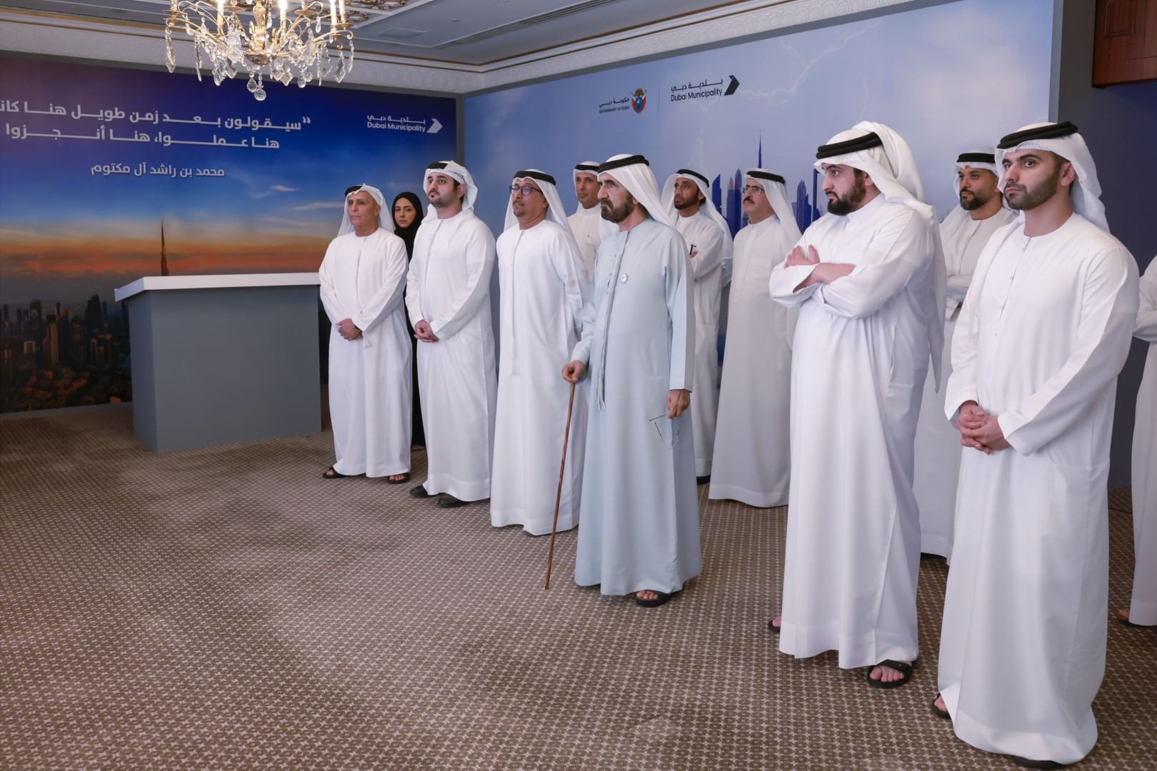 محمد بن راشد يعتمد مشروع "تصريف" لتطوير شبكة تصريف مياه الأمطار في دبي بـإجمالي 30 مليار درهم