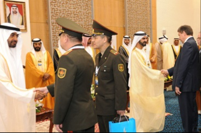 محمد بن راشد يستقبل رئيس وزراء ايطاليا  
