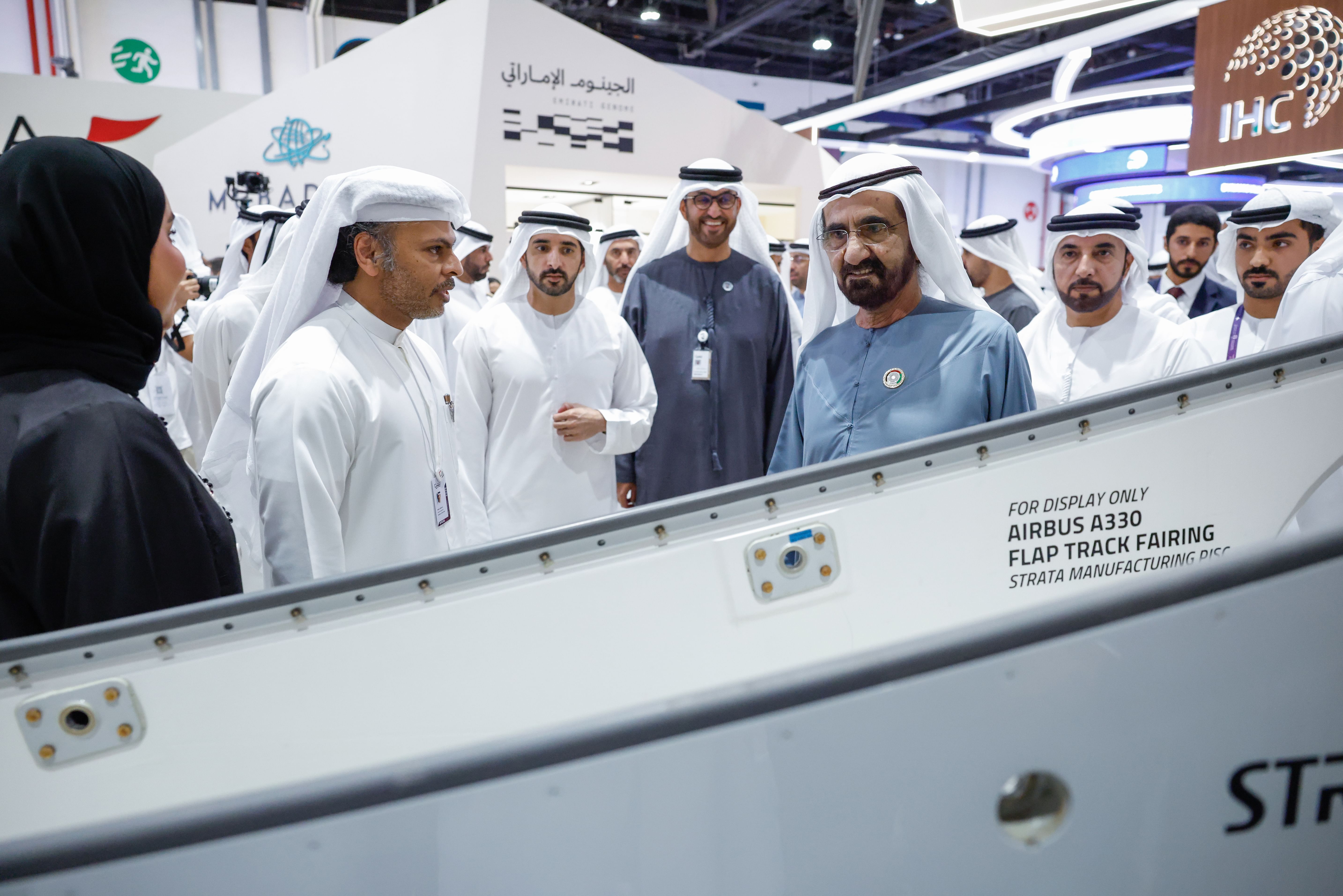 Mohammed bin Rashid visits ‘Make it in The Emirates’ exhibition in Abu Dhabi