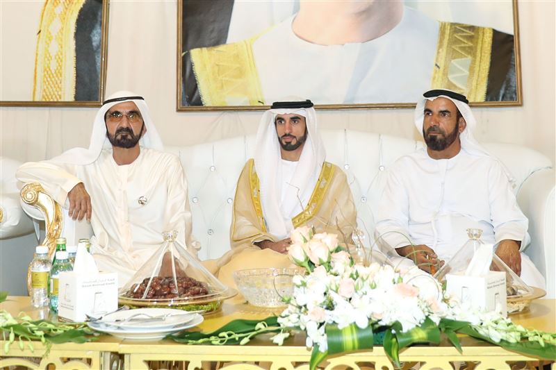 محمد بن راشد يحضر أفراح الفلاسي