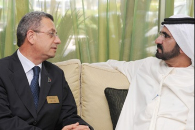 حمدان بن محمد يصل البحرين للمشاركة في كأس الملك