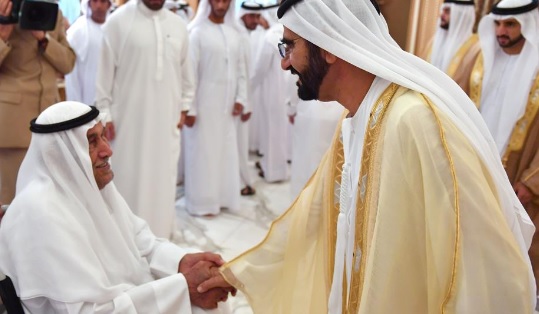 محمد بن راشد يستقبل المهنئين بعيد الأضحى المبارك في قصر زعبيل بدبي