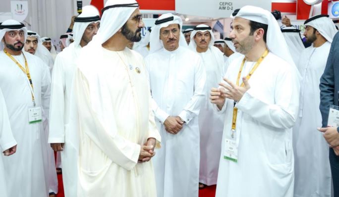 محمد بن راشد يزور معرض دبي الدولي للاستثمارات العقارية