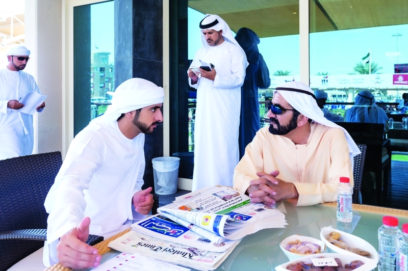 محمد بن راشد يشهد تحدي سيح السلم للقدرة 