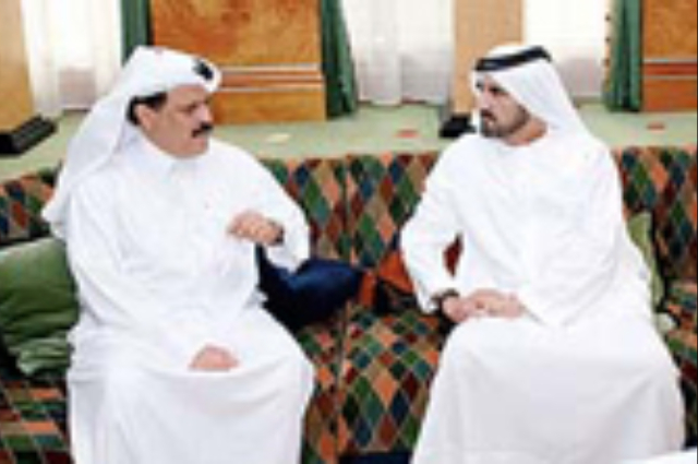 محمد بن راشد يعود الى ارض الوطن