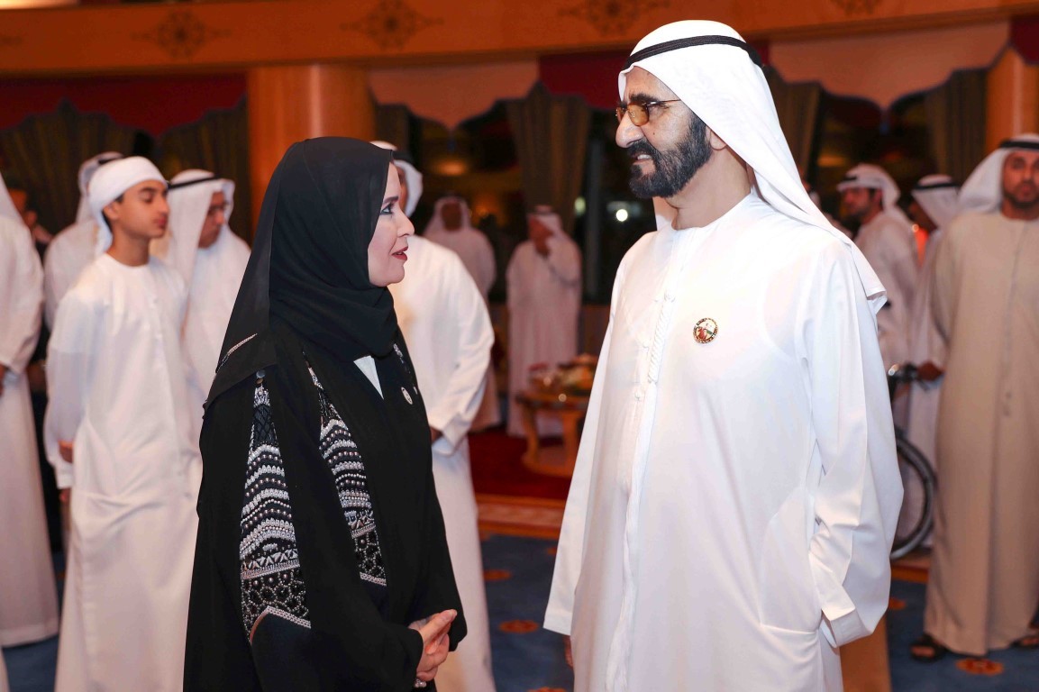 محمد بن راشد يستقبل رئيسة وأعضاء المجلس الوطني الاتحادي والمهنئين بالشهر الفضيل