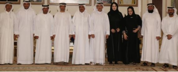 حمدان بن راشد يستقبل مجلس جمعية المهندسين