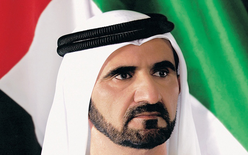 محمد بن راشد يغادر إلى السعودية لترؤس وفد الدولة في القمة العربية الـ29