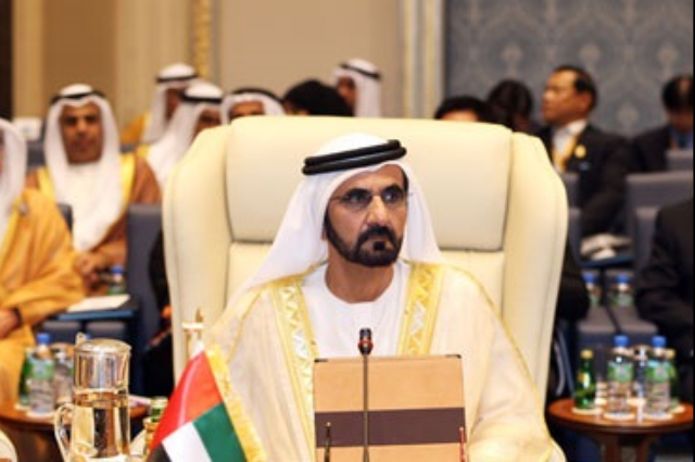 محمد بن راشد يصل إلى البحرين لحضور بطولة العالم العسكرية للقدرة