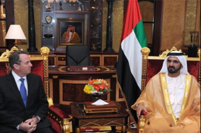 محمد بن راشد يستقبل وزير الخارجية التونسي