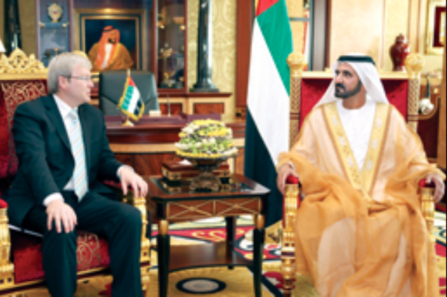محمد بن راشد يستقبل رئيس شبكة المراسلين الطبية في شبكة "سي.إن.إن" الإخبارية الأمريكية
