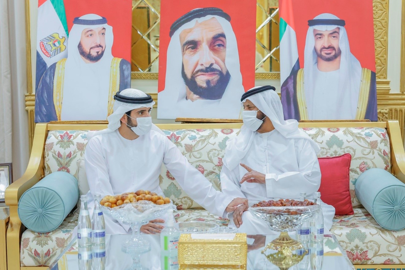 Sheikh Hamdan bin Mohammed bin Rashid Al Maktoum, Sheikh Ahmed bin Mohammed bin Rashid Al Maktoum offer their condolences on death of Rakadh Al Ameri