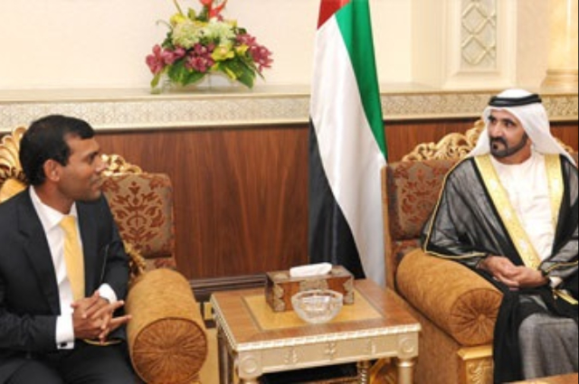 محمد بن راشد يلتقي مع محمد بن زايد 