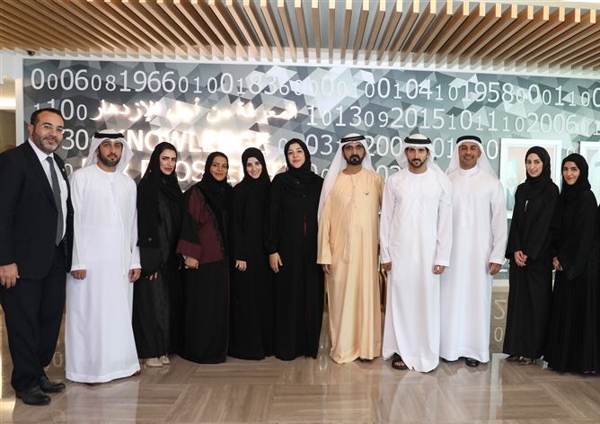 محمد بن راشد يزور المقر الجديد للهيئة الاتحادية للتنافسية والاحصاء في دبي