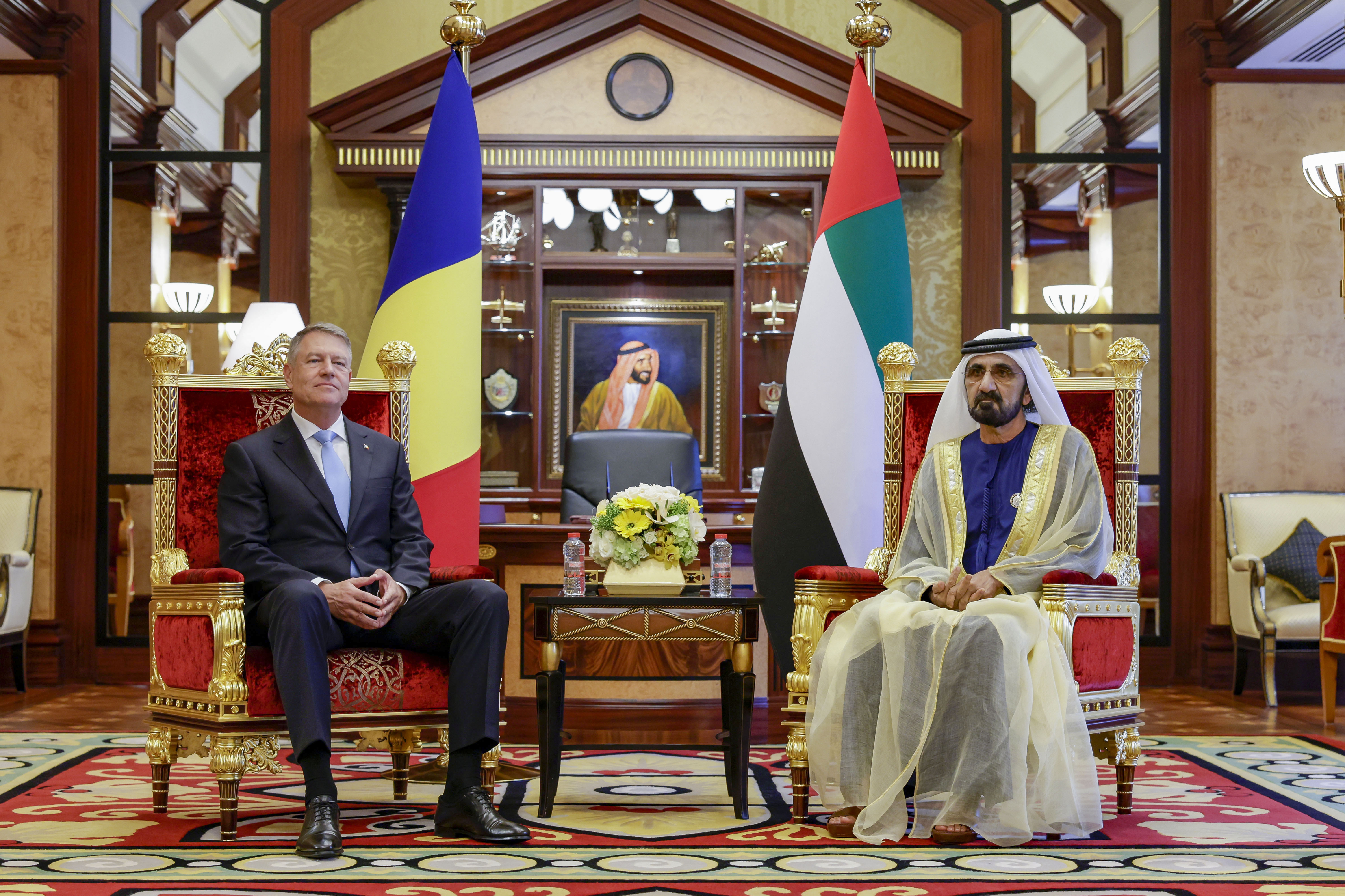 محمد بن راشد يبحث مع رئيس رومانيا سبل تعزيز التعاون والارتقاء بالعلاقات الثنائية بين البلدين