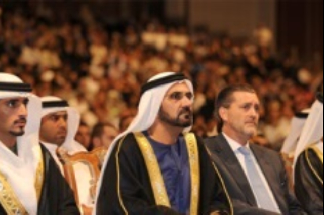 محمد بن راشد يشهد توقيع مذكرة تفاهم بين مؤسسة محمد بن راشد وصندوق تشارلز أديسون