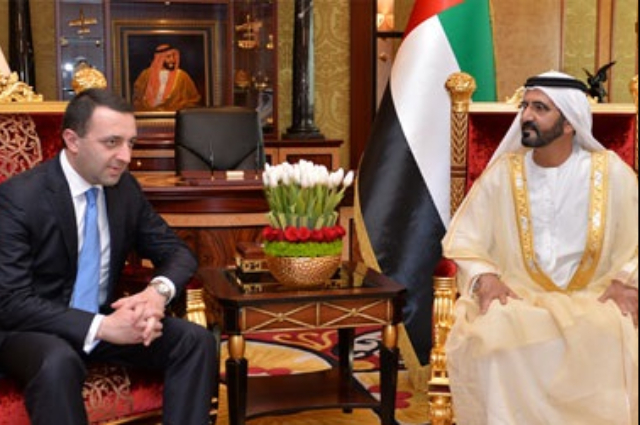 Mohammed bin Rashid receives Prime Minister of Georgia