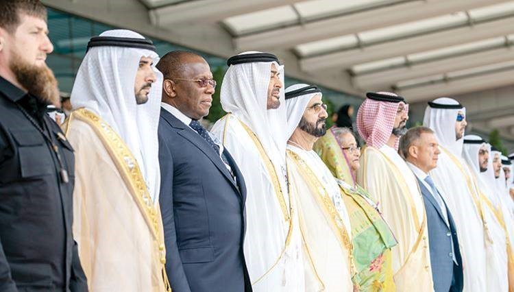 محمد بن راشد ومحمد بن زايد يشهدان افـتتاح «آيدكس 2019» في أبوظبي