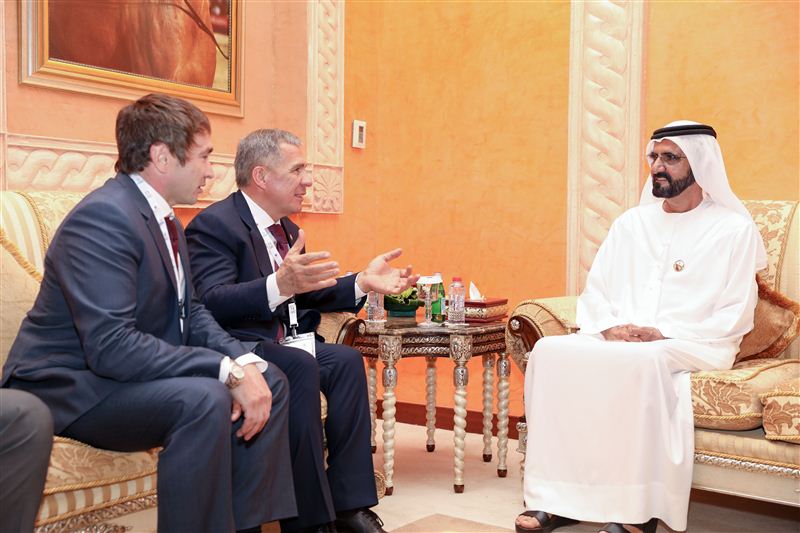 محمد بن راشد يستقبل وزراء الاقتصاد المشاركين في ملتقى الاستثمار السنوي في دبي