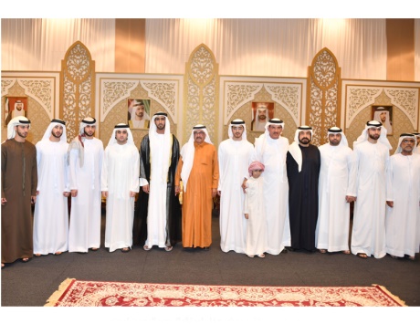 حمدان بن راشد يحضر حفل استقبال عبد الرحمن أمين