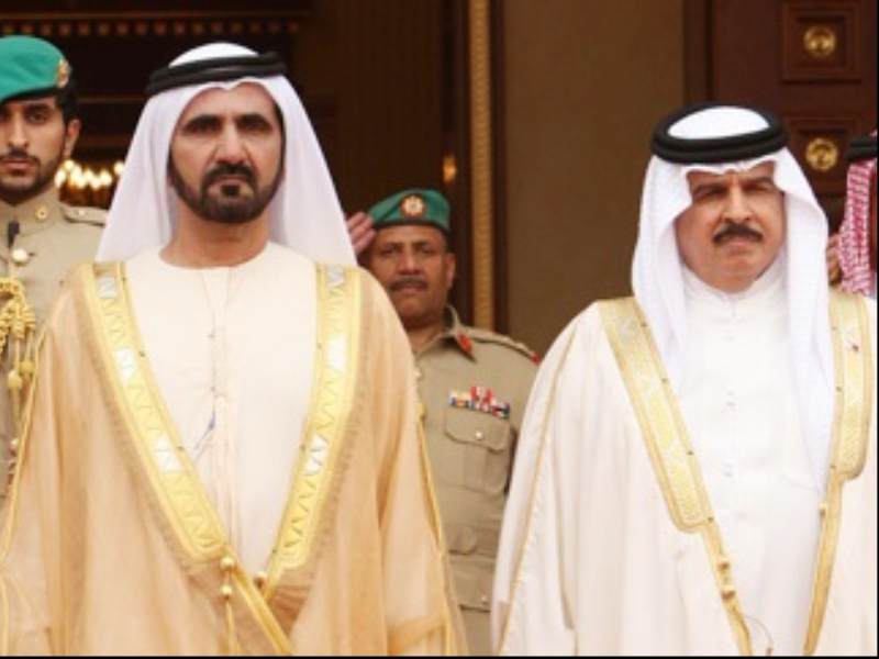 محمد بن راشد يستقبل السفير البحريني  