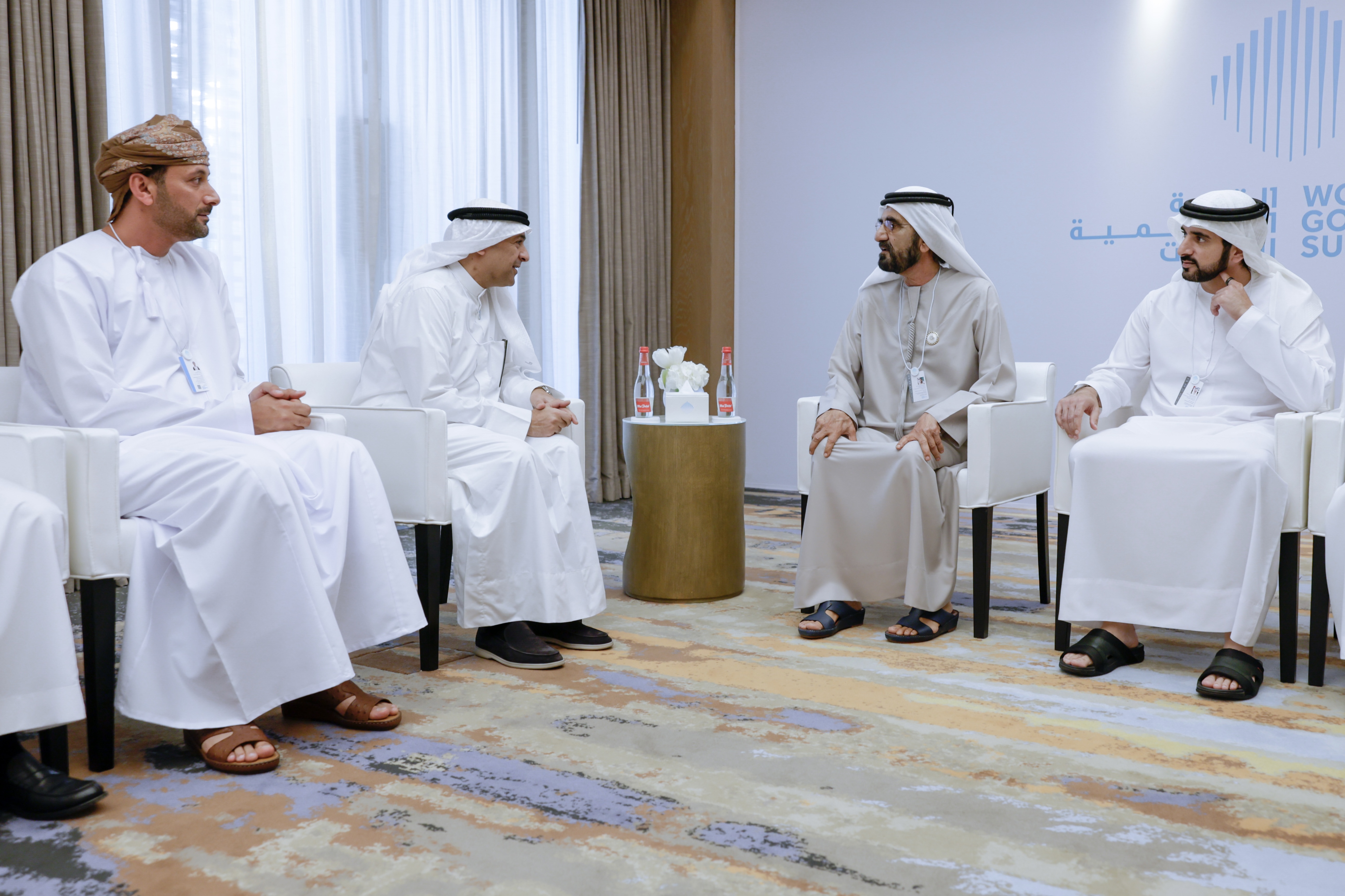 محمد بن راشد يستقبل الأمين العام لمجلس التعاون الخليجي