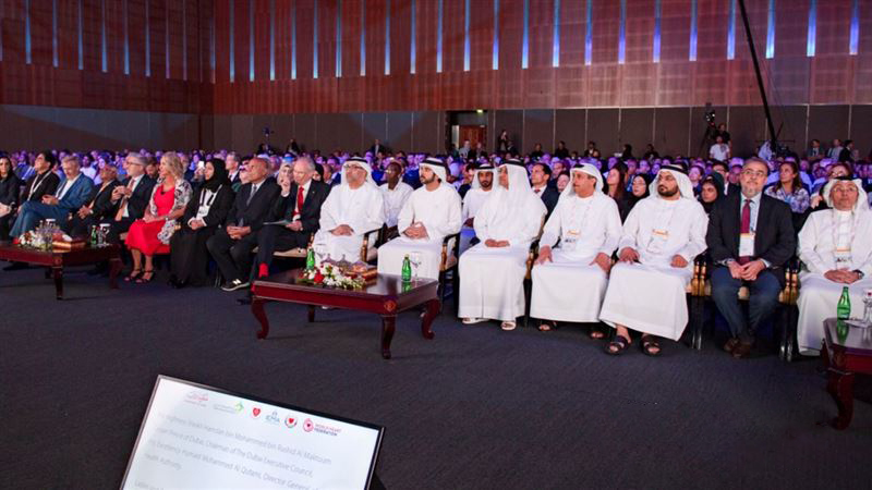 حمدان بن محمد يشهد انطلاق أعمال مؤتمر القلب العالمي