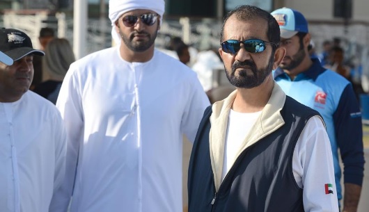 محمد بن راشد يشهد كأس الفهيدي للقدرة 
