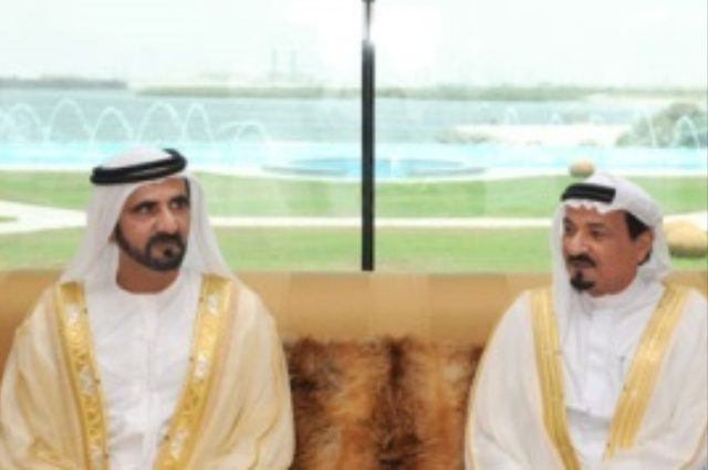 محمد بن راشد يستقبل رئيس ومالك شركة /إم.إس.سي/ للشحن السويسرية 