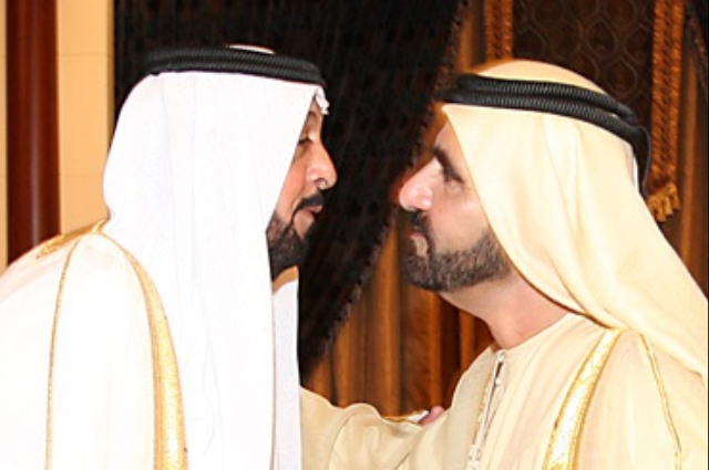 محمد بن راشد يستقبل سلطان بروناي 