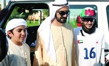 محمد بن راشد يشهد كأس الصفوح للقدرة في سيح السلم
