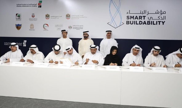 محمد بن راشد يطلق مؤشر البناء الذكي الموحد على مستوى الدولة 