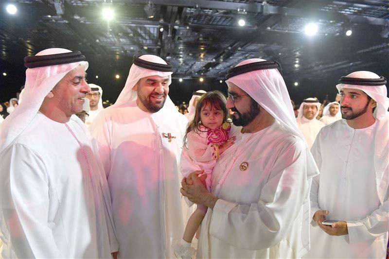 محمد بن راشد يشهد الأوبريت الغنائي "هذي بلادي"