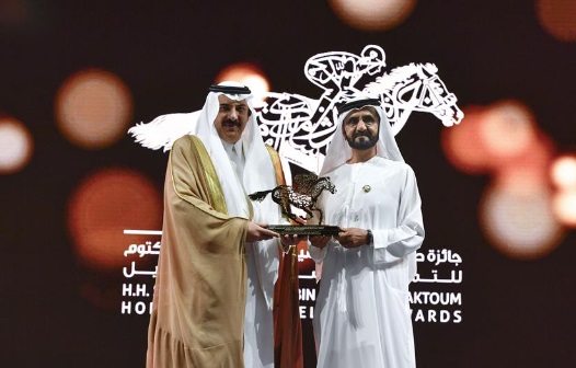 محمد بن راشد يشهد حفل "ميدان" لضيوف مهرجان كأس دبي العالمي لسباق الخيل