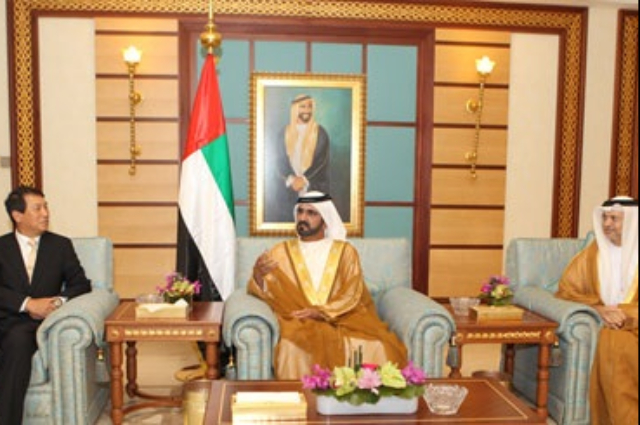 محمد بن راشد يزور معرض البحرين الدولي للطيران