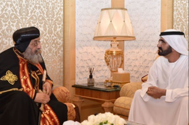 محمد بن راشد يؤدي صلاة عيد الأضحى المبارك في مسجد الشيخ راشد بزعبيل