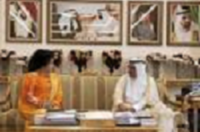 Hamdan bin Rashid receives Malaysia’s First Lady