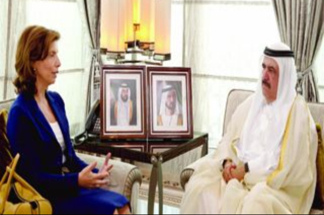 Hamdan bin Rashid receives Lebanese Consul General