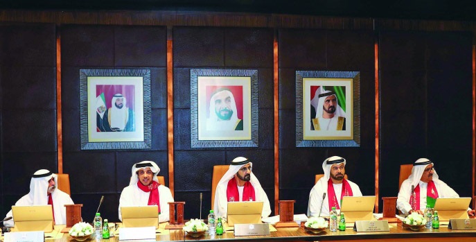 محمد بن راشد يترأس اجتماع مجلس الوزراء 