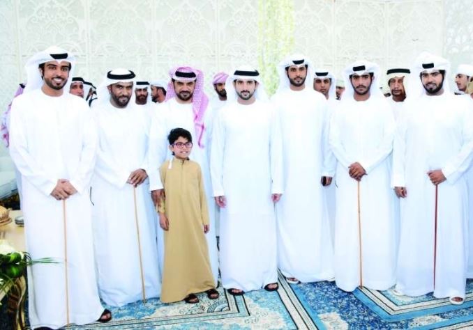 حمدان بن محمد يحضر أفراح بن معتوق العامري