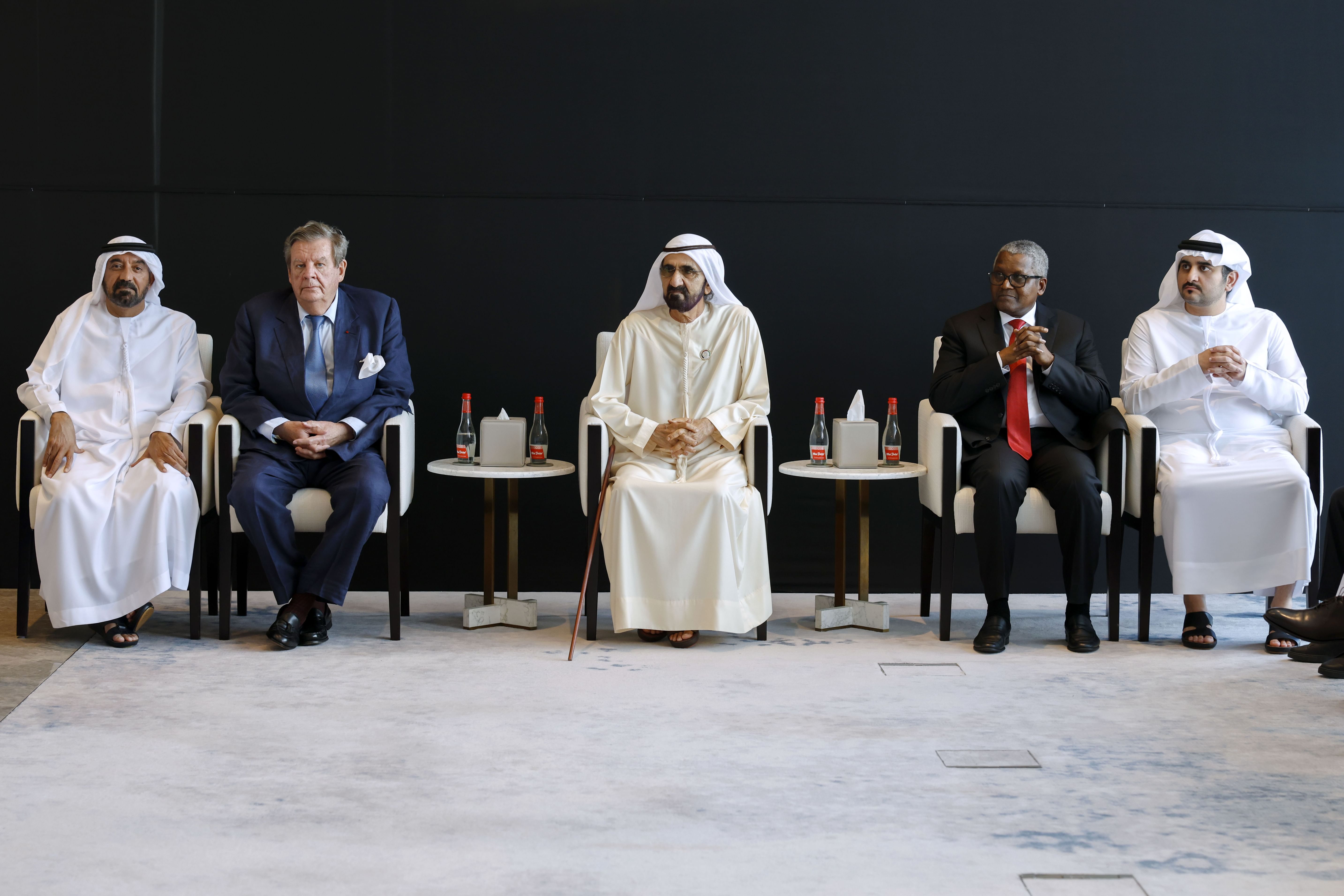 Mohammed bin Rashid meets with delegation of leading African business, philanthropic leaders