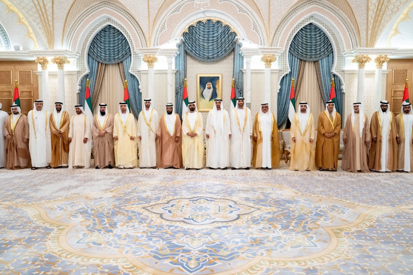 محمد بن راشد ومحمد بن زايد والحكام يحضرون "أفراح آل نهيان"
