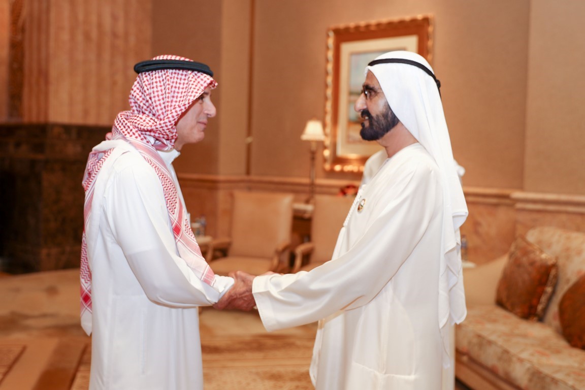 محمد بن راشد يستقبل وزراء خارجية الدول الإسلامية بقصر الإمارات