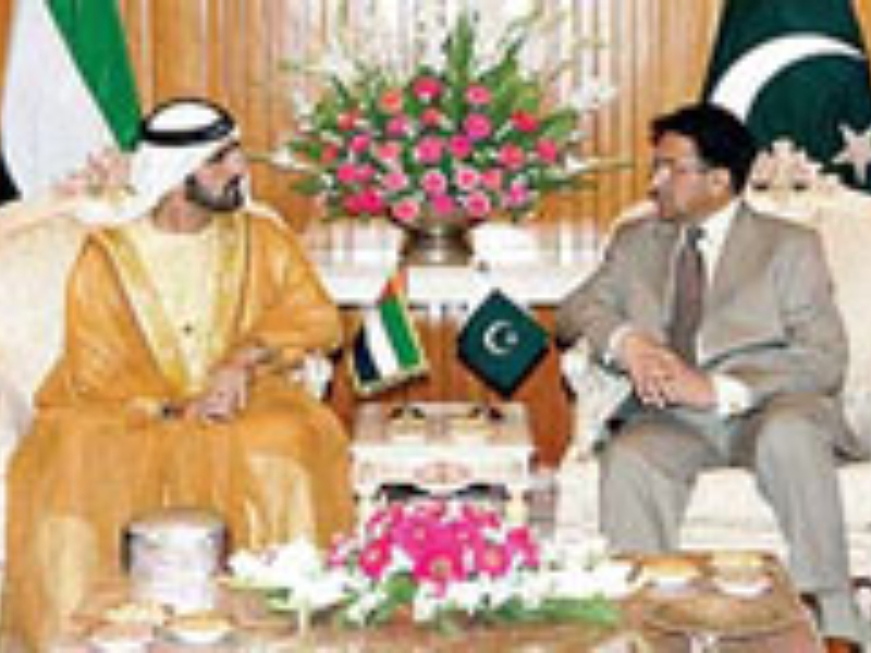 Mohammed bin Rashid meets with Pakistani President 