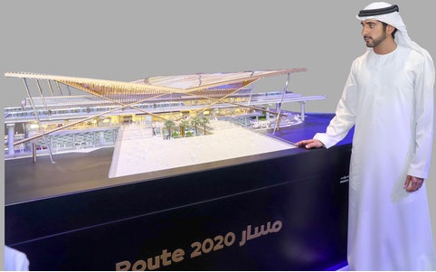 حمدان بن محمد يشهد حفل وضع حجر الأساس لمسار 2020 لمترو دبي 