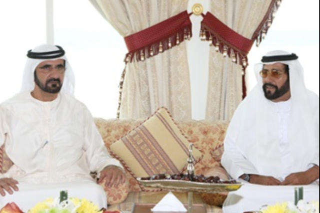 محمد بن راشد يصل الى الدوحة 