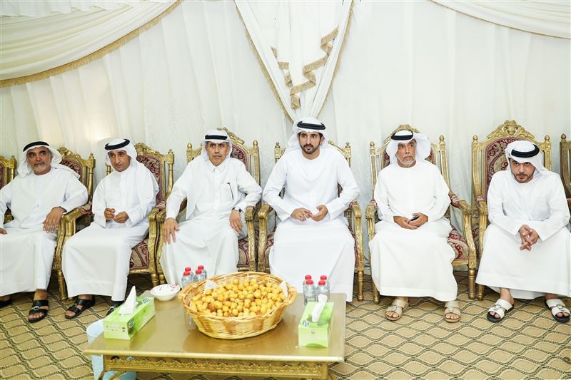 حمدان بن محمد يعزي في وفاة علي حمد السبوسي